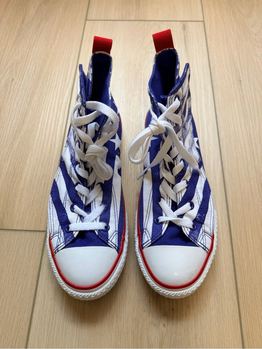 Converse American Flag High Top Sneakers Youth size 5